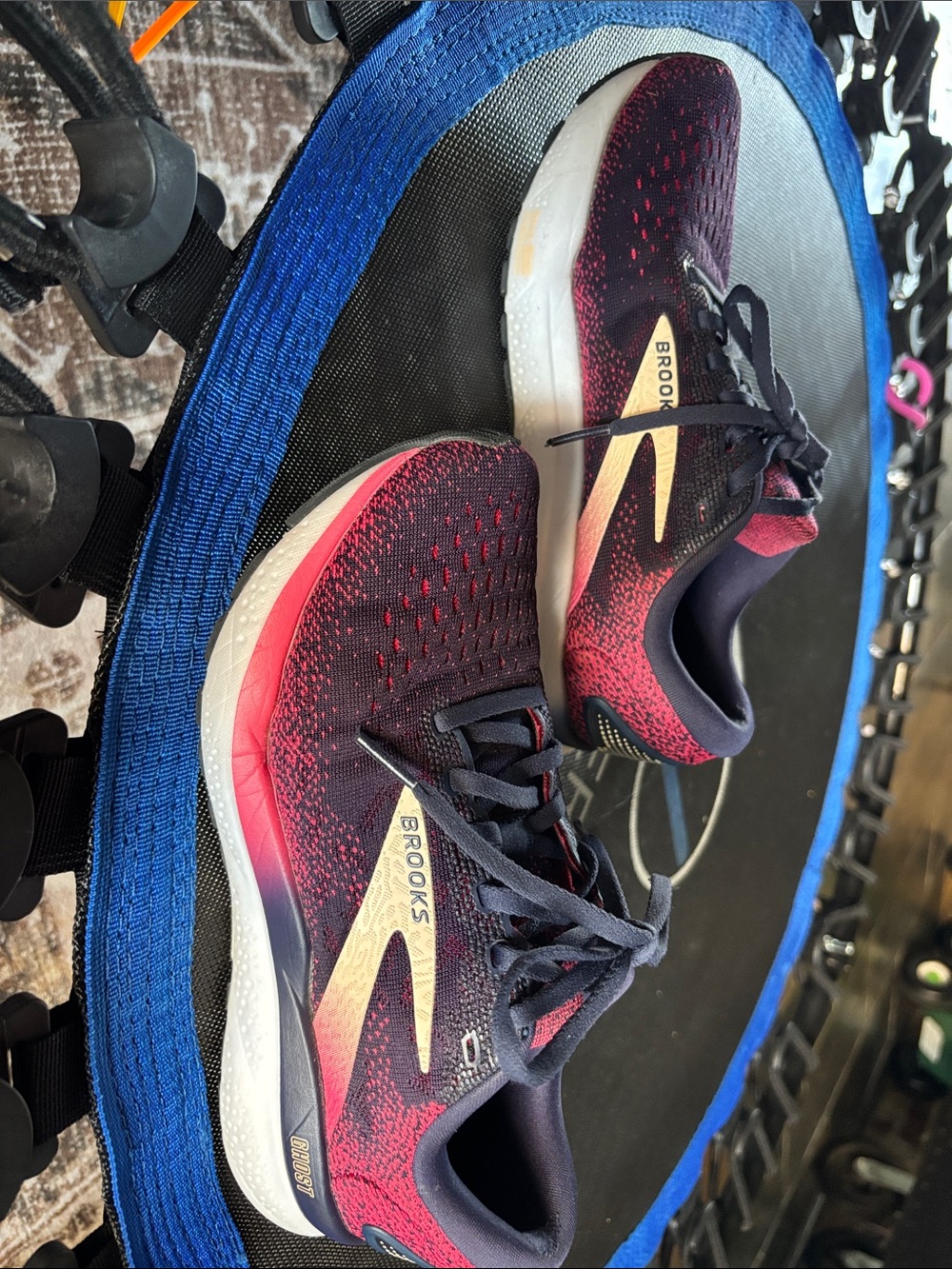 Brooks Women's Burgundy and Pink Gradient Running Shoes